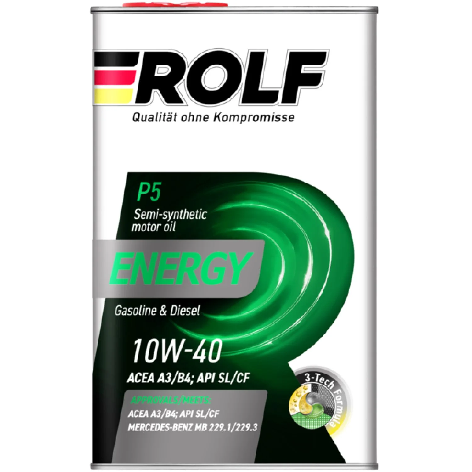 Масло моторное ROLF Energy 10W-40 SL/CF, 1л Фото 1