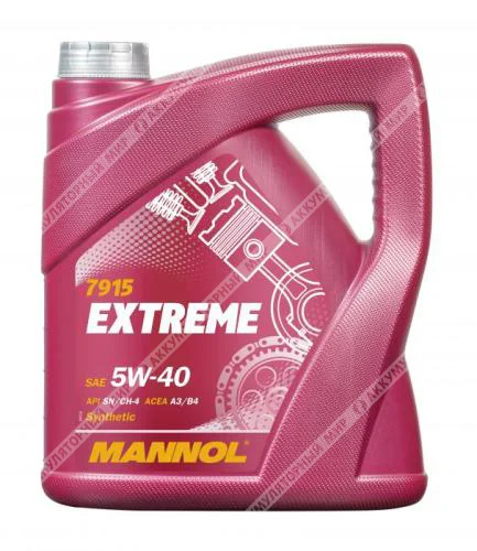 Масло моторное Mannol Extreme 5W-40 SN/CF 4л