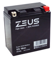 Аккумулятор ZEUS HIGH CLASS AGM 16 Ач о.п. (HCX16L)
