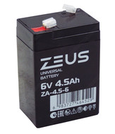 Аккумулятор ZEUS ZA-4.5-6 (универсальный)