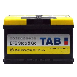 Аккумулятор TAB EFB SG65 LB 65 Ач о.п. Фото 1