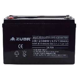 Аккумулятор ZUBR HR12390W (12V110Ah) универсальный Фото 1