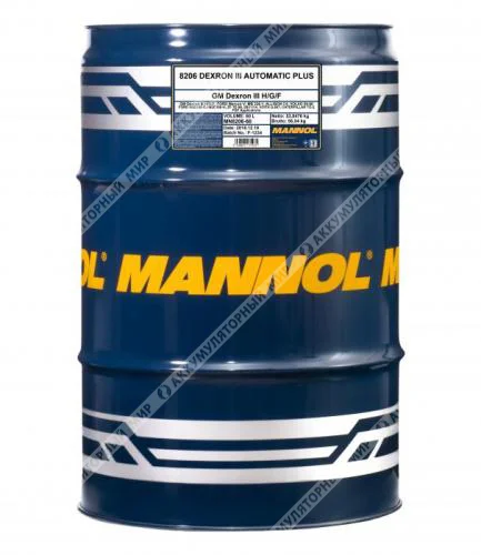 ATF DEXRON III Automatic MANNOL Масло трансм. розлив