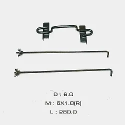 Крепление АКБ Masuma типоразмер B B668 Фото 1