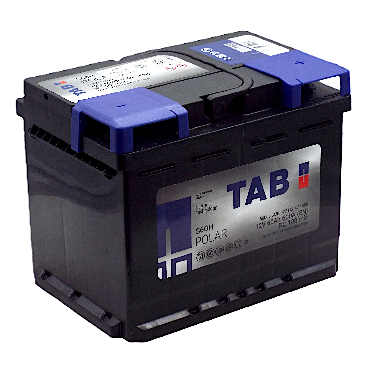 Аккумулятор TAB Роlar SMF S60H 60 Ач о.п.