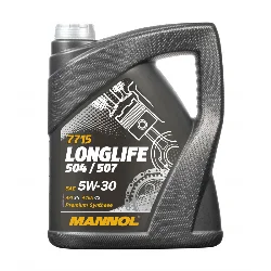 Масло моторное MANNOL Longlife 504/507 5W-30, 5л Фото 1
