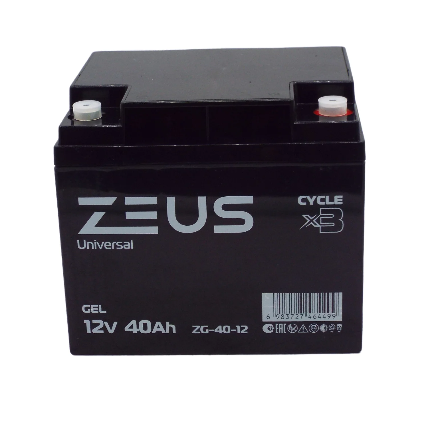 Аккумулятор ZEUS ZG-40-12 GEL (12V40Ah) универсальный Фото 1