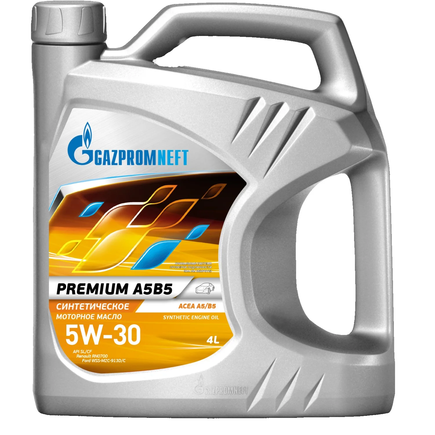 Масло моторное GAZPROMNEFT Premium A5/B5 5W-30, 4л