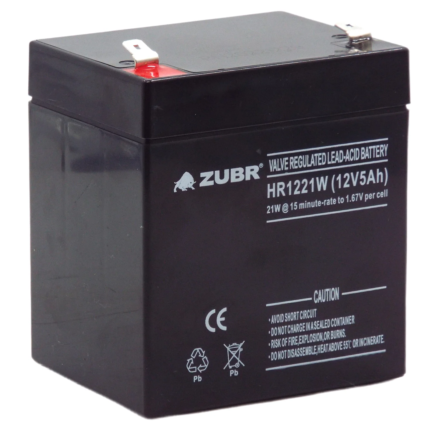 Аккумулятор ZUBR HR1221W (12V5Ah) универсальный