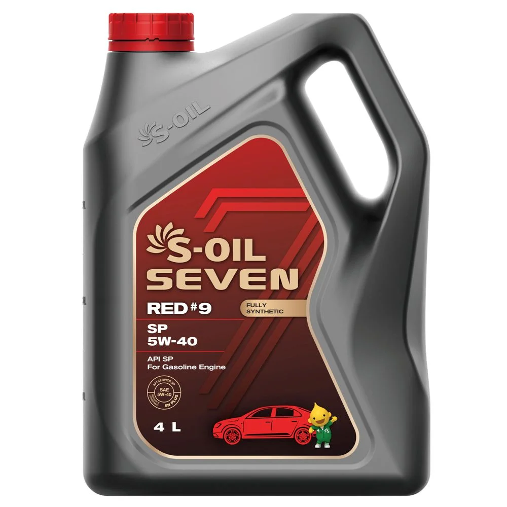 Масло моторное S-OIL Seven RED #9 SP 5W-40, 4л РАСПРОДАЖА Фото 1