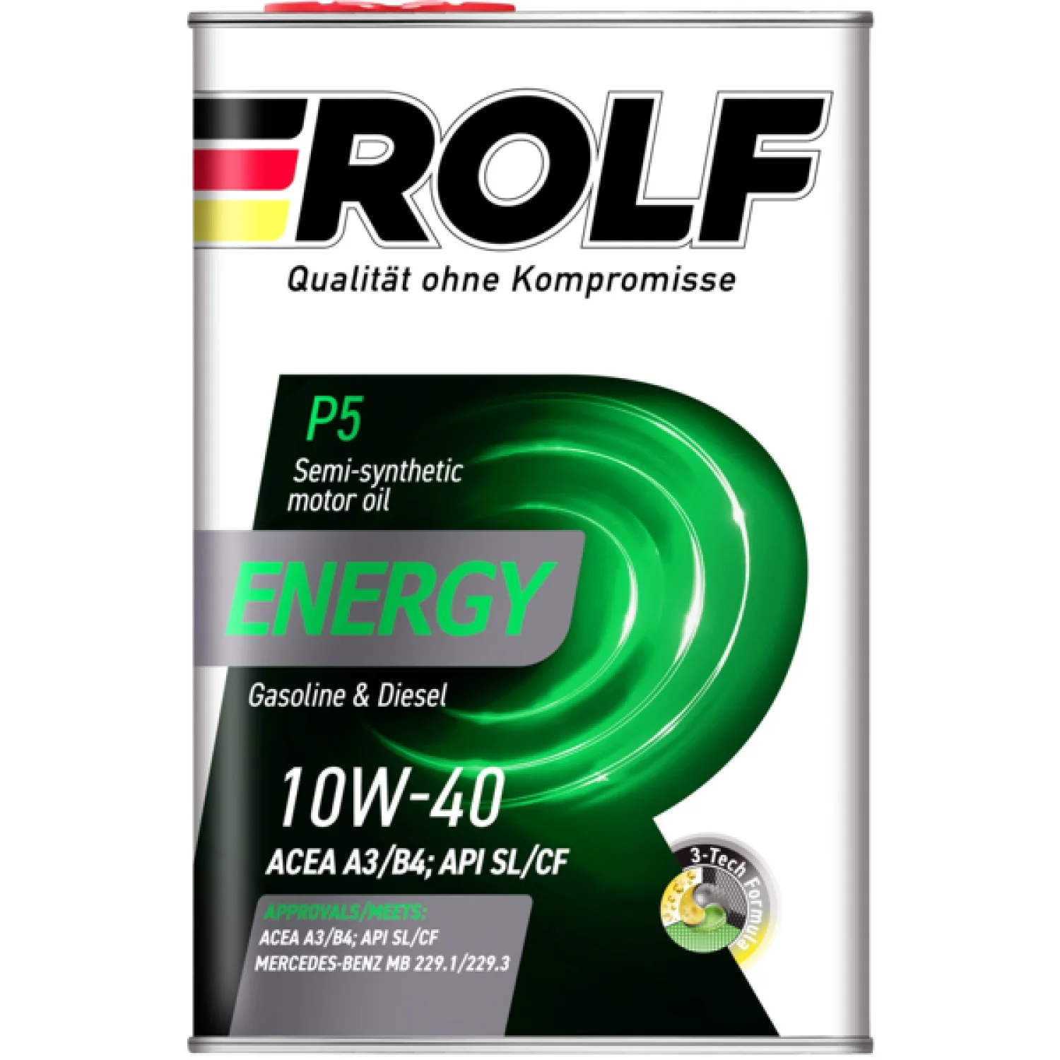 Масло моторное ROLF Energy 10W-40 SL/CF, 4л Фото 1