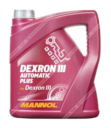 ATF Mannol DEXRON III AUTOMATIC Plus 4л Фото 1