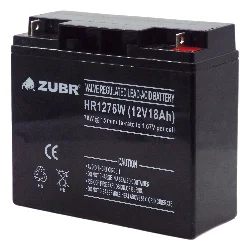 Аккумулятор ZUBR HR1276W (12V18Ah) универсальный Фото 1