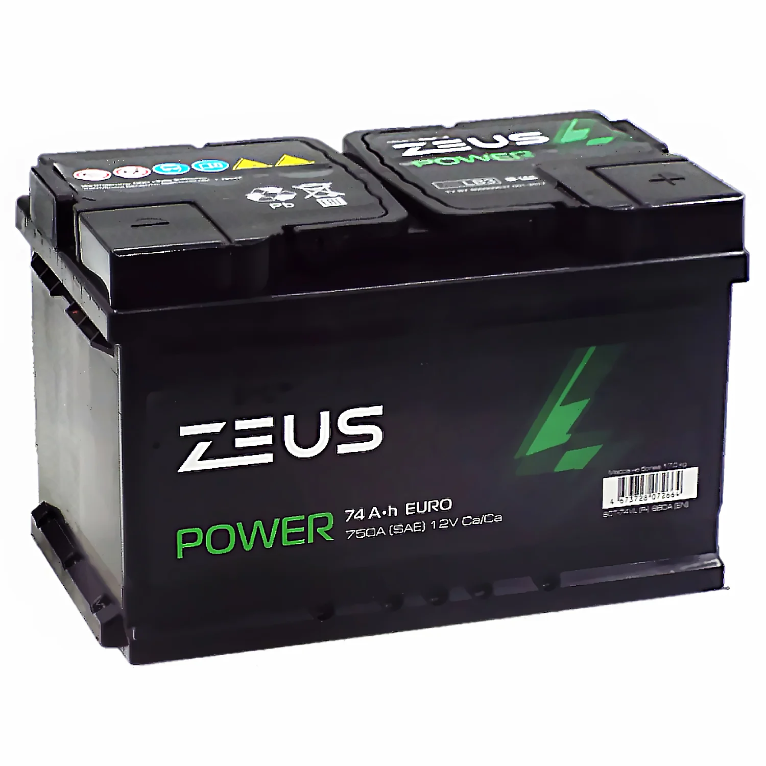 Аккумулятор ZEUS POWER LB3 74 Ач о.п. 1AK