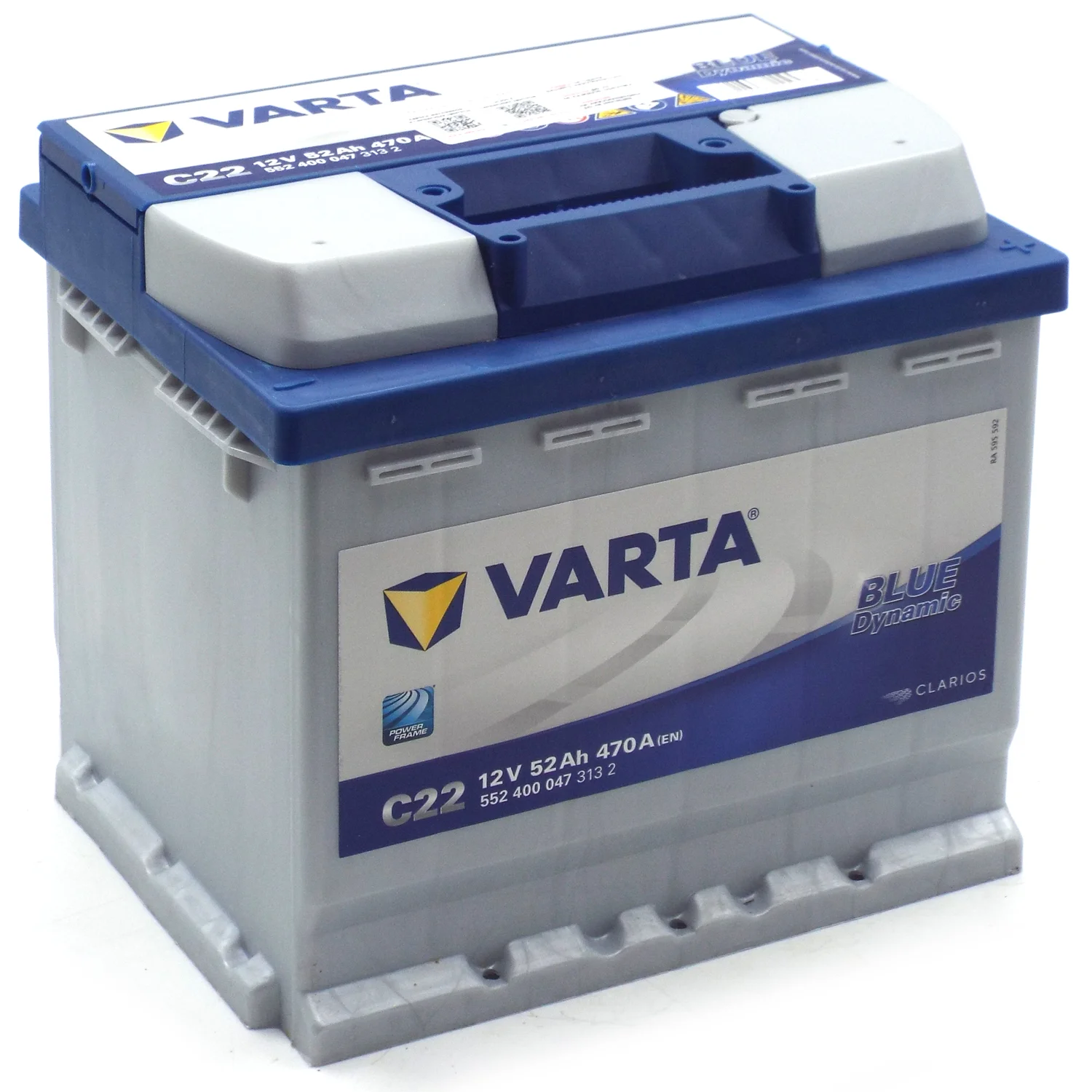 Аккумулятор VARTA Blue Dynamic C22 52 Ач о.п.