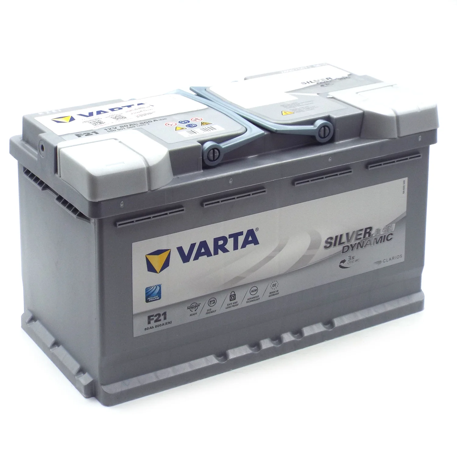 Аккумулятор VARTA Silver Dynamic AGM F21 80 Ач о.п. Фото 1