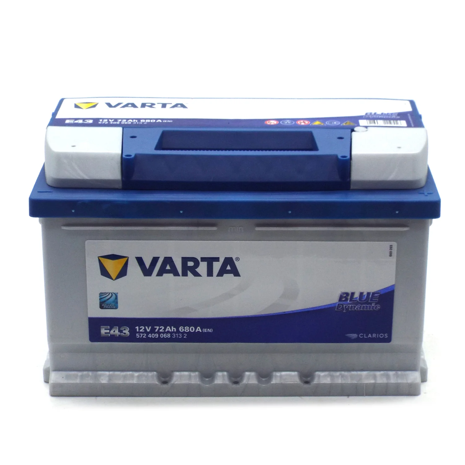 Аккумулятор VARTA Blue Dynamic E43 72 Ач о.п. Фото 1