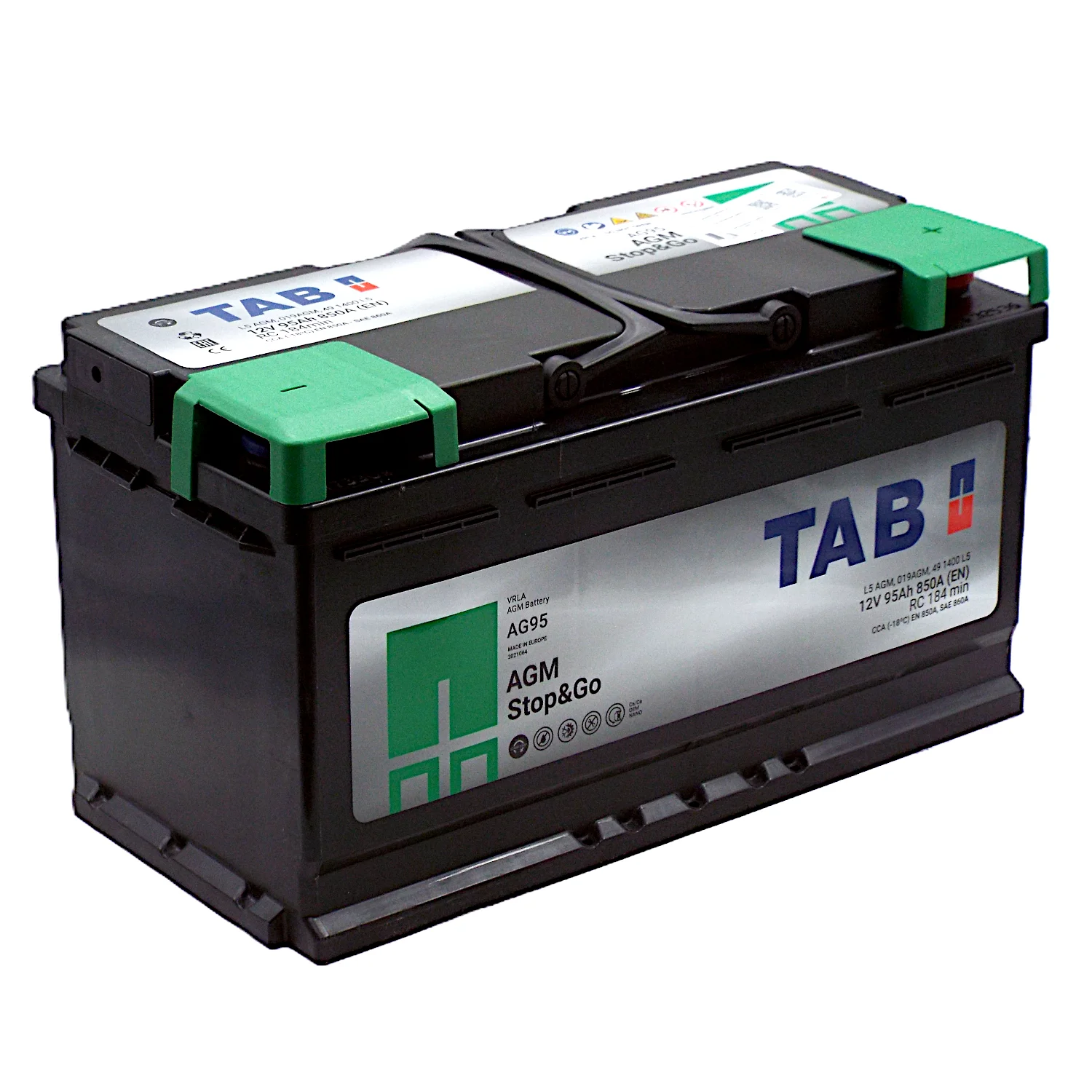 Аккумулятор TAB AGM 95 Ач о.п. Фото 1