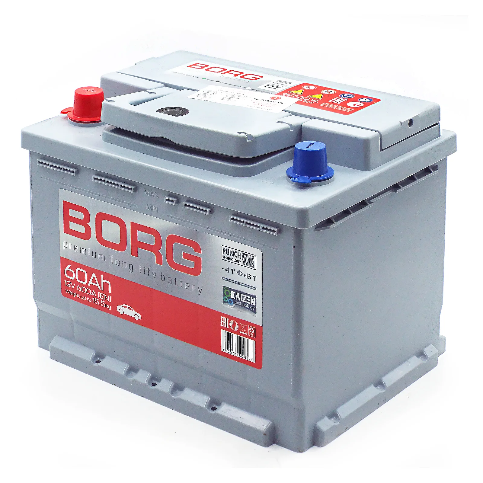 Аккумулятор BORG Premium 60 Ач п.п. Фото 1